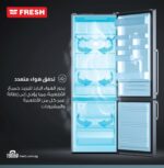 ثلاجة فريش 16 قدم 397لتر -اسود مرايا -  FNT-BS470 KBM