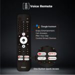 ⁦شاشة هاير 55 بوصه سمارت 4K موديل H55K80EU بتقنية كيو ال اي دي⁩ - الصورة ⁦2⁩