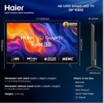⁦شاشة هاير 50 بوصه 4K UHD سمارت - H50K8\⁩ - الصورة ⁦5⁩